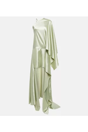 Acne Studios Kobieta Sukienki asymetryczne - Asymmetric satin dress