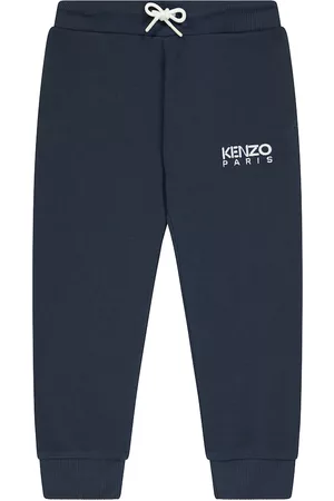Kenzo Logo cotton fleece sweatpants