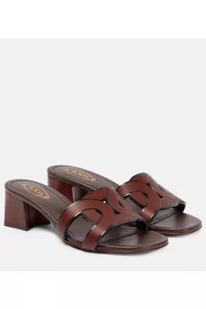 Tod's Catena leather mules
