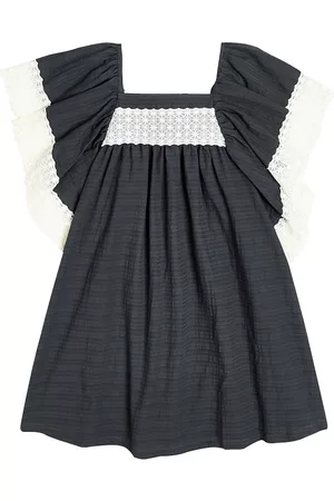 Suncracy Baby lace-trimmed cotton dress