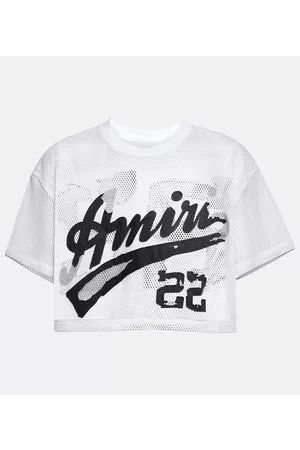 AMIRI Logo mesh T-shirt