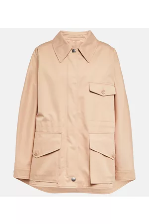 Burberry Zipped cotton jacket
