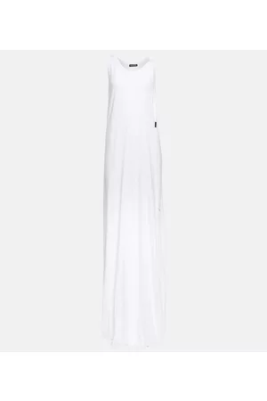 ANN DEMEULEMEESTER Kobieta Sukienki koktajlowe i wieczorowe - Fernande flared cotton gown
