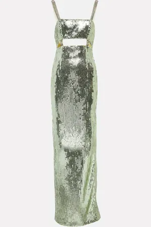 GALVAN Rebecca sequin-embellished gown