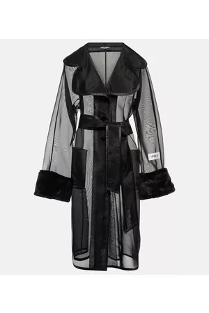 Dolce & Gabbana Kobieta Płaszcze Trencze - X Kim organza trench coat