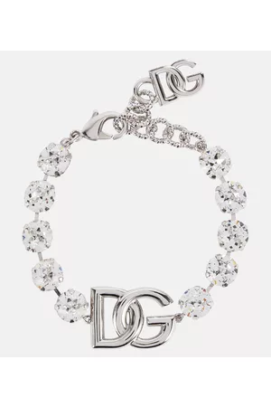 Dolce & Gabbana Kobieta Luksusowe - Logo crystal-embellished bracelet
