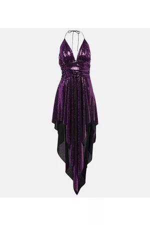 ALEXANDRE VAUTHIER Kobieta Sukienki asymetryczne - Embellished asymmetrical midi dress
