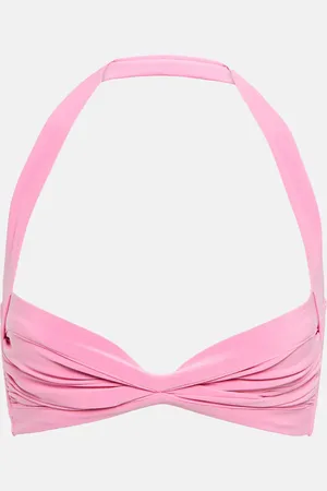 Norma Kamali Bill ruched bikini top