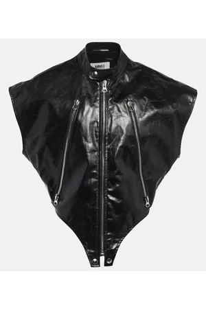 Maison Margiela Kobieta Oversize - Leather jacket
