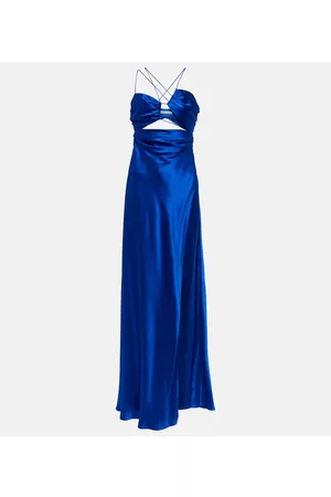 The Sei Kobieta Sukienki asymetryczne - Asymmetrical cutout silk gown