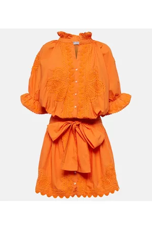Juliet Dunn Kobieta Sukienki Bawełniane - Cotton poplin shirt dress