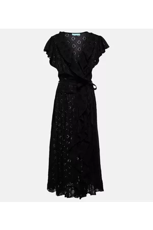 Melissa Odabash Kobieta Sukienki Maxi - Brianna embroidered cotton maxi dress