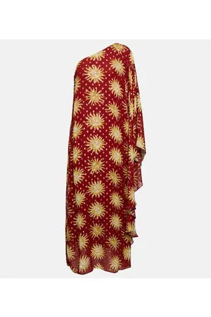 RIXO London Kobieta Sukienki asymetryczne - Liza printed asymmetric midi dress