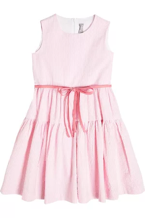 Il gufo Kobieta Sukienki Bawełniane - Striped cotton dress