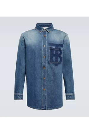 Burberry Jeansowe - Cotton denim shirt