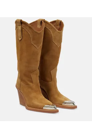 PARIS TEXAS Kobieta Kowbojki - Dakota suede cowboy boots