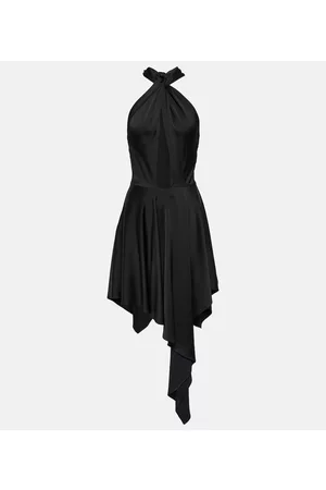 Stella McCartney Kobieta Sukienki asymetryczne - Cutout asymmetric halterneck dress