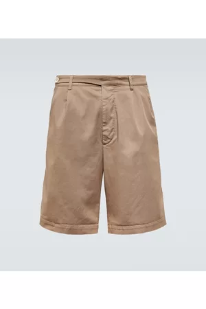 Brunello Cucinelli Bermudy - Cotton gabardine Bermuda shorts