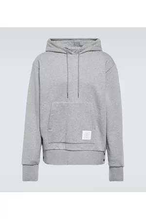 Thom Browne Bluzy Grube - Cotton knit hoodie