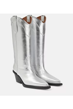PARIS TEXAS Kobieta Kowbojki - Dakota metallic leather cowboy boots
