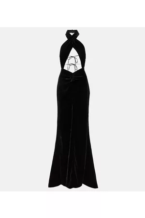 Alessandra Rich Kobieta Sukienki koktajlowe i wieczorowe - Cutout velvet gown