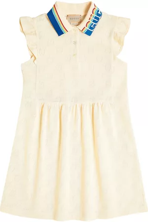 Gucci Kobieta Sukienki Bawełniane - GG cotton polo dress