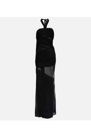 Tom Ford Kobieta Luksusowe - Paneled semi-sheer cutout gown