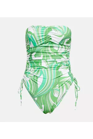 Melissa Odabash Kobieta Stroje kąpielowe jednoczęściowe - Sydney strapless printed swimsuit