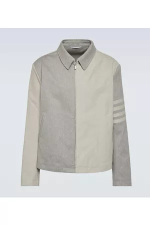 Thom Browne Kurtki Bawełniane - Blouson cotton jacket