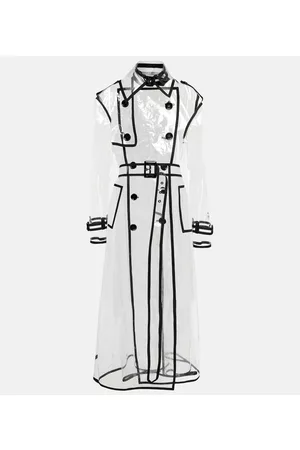 Dolce & Gabbana Kobieta Płaszcze Trencze - X Kim sheer PVC trench coat