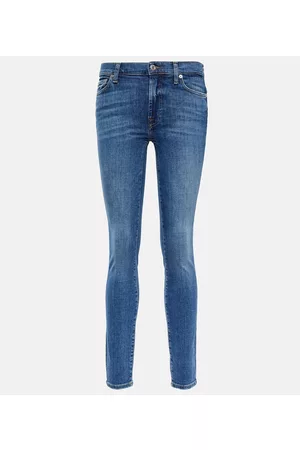 7 for all Mankind Kobieta Skinny - Pyper mid-rise skinny jeans