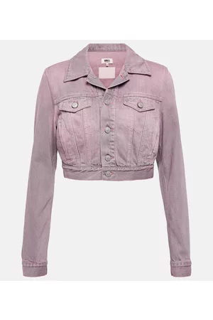 Maison Margiela Kobieta Kurtki jeansowe - Cropped denim jacket