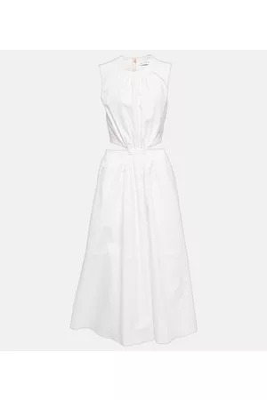 Proenza Schouler Kobieta Sukienki Midi - Cutout cotton midi dress
