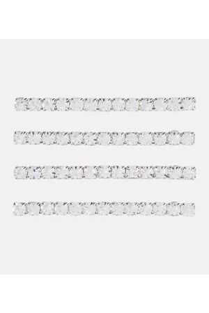 Jennifer Behr Kobieta Ozdoby do włosów - Gwen set of four embellished barrettes