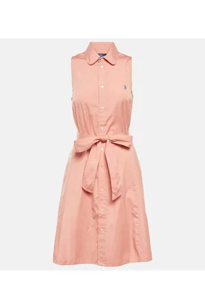 Ralph Lauren Kobieta Sukienki Bawełniane - Cotton shirt dress