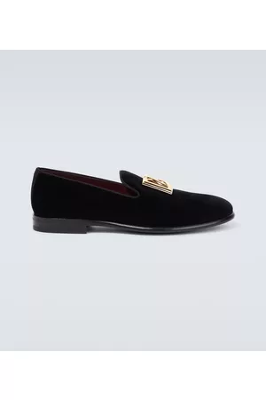 Dolce & Gabbana Mokasyny - DG suede loafers