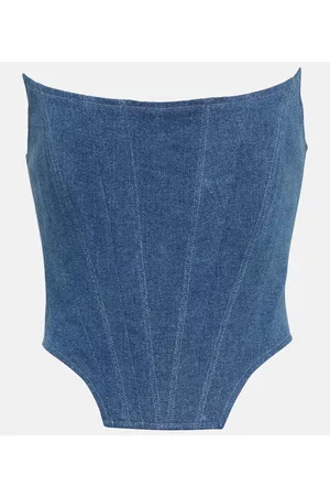 GIUSEPPE DI MORABITO Kobieta Jeansowe - Denim bustier top