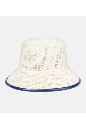 Gucci Kobieta Kapelusze - GG cotton crochet bucket hat