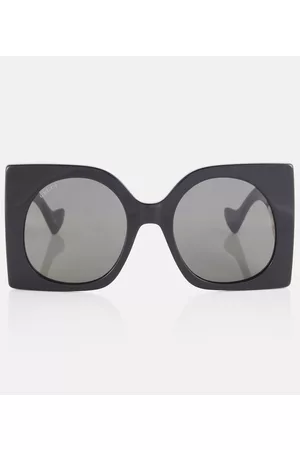 Gucci Kobieta Oversize - Interlocking G oversized cutout sunglasses