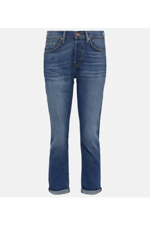 7 for all Mankind Kobieta Rurki i Slim Fit - Josefina mid-rise slim jeans