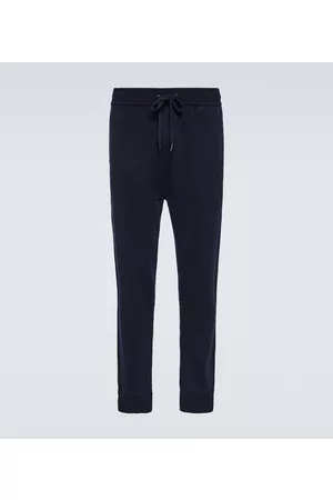 DEREK ROSE Spodnie - Finley cashmere track pants