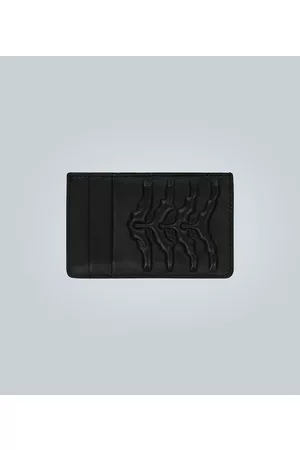 Alexander McQueen Kobieta Skórzany - Rib Cage leather cardholder