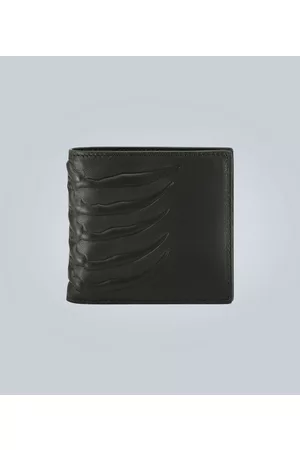 Alexander McQueen Kobieta Skórzany - Rib Cage leather wallet