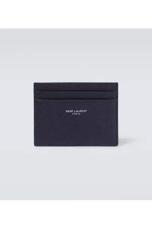 Saint Laurent Kobieta Skórzany - Logo leather card holder