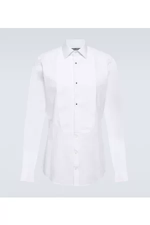 Dolce & Gabbana Koszule - Tuxedo cotton poplin shirt