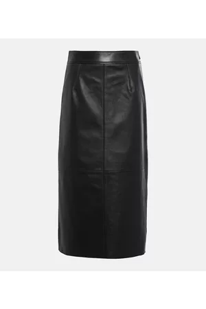 The Frankie Shop Kobieta Spódnice ołówkowe - Heather leather pencil skirt