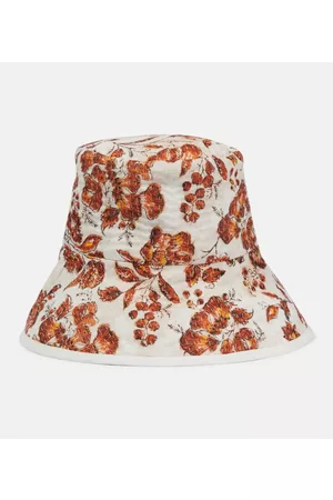 Loro Piana Kobieta Kapelusze - Reversible floral bucket hat