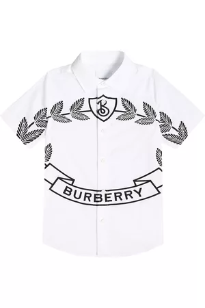 Burberry Koszule - Logo cotton-blend shirt