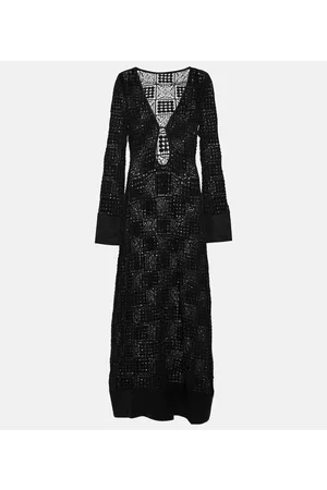 SIR Kobieta Sukienki Maxi - Crochet cotton maxi dress
