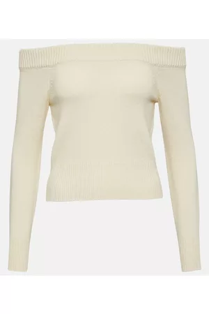 Alexander McQueen Kobieta Swetry i Pulowery - Wool and cashmere sweater